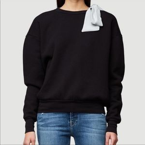 Frame Denim black sweatshirt size large new with tags